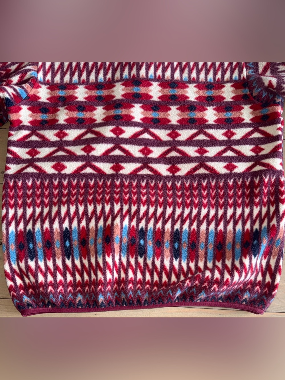 Patagonia Synchilla Snap-T Aztec Print Fleece Pullover Women’s Small - Picture 6 of 6